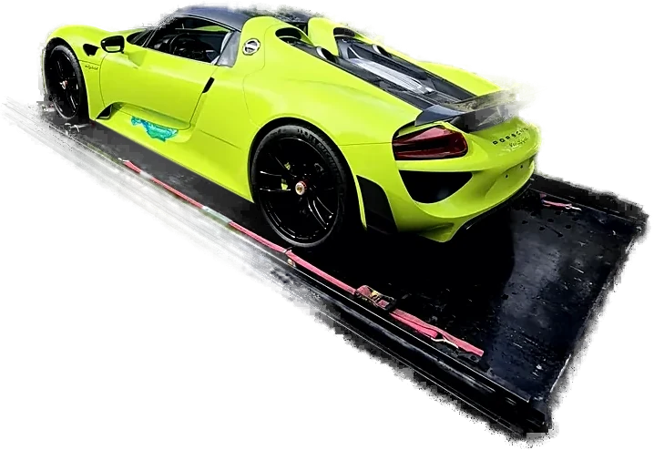Porsche 918 Spyder transported by HaulKing