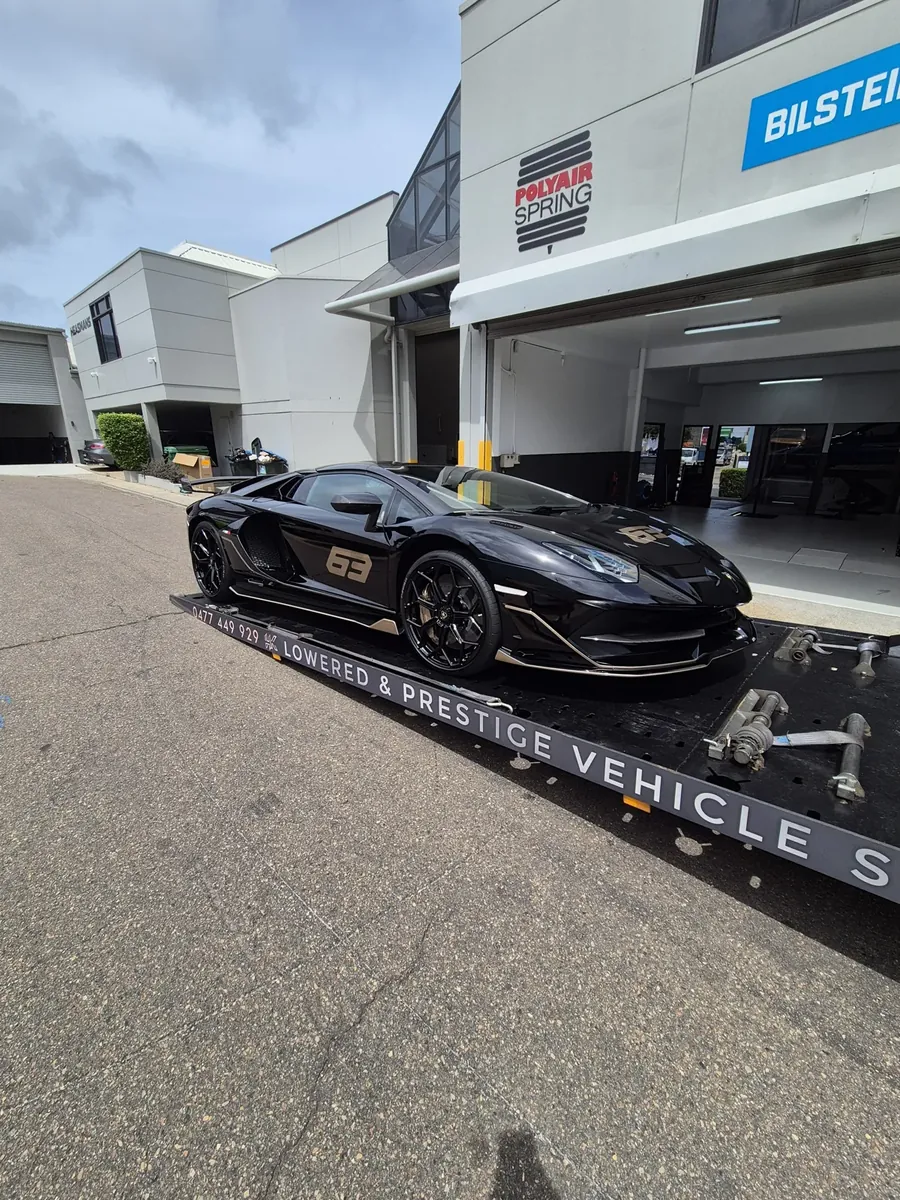 Ferrari loaded on HaulKing's tray in Sydney